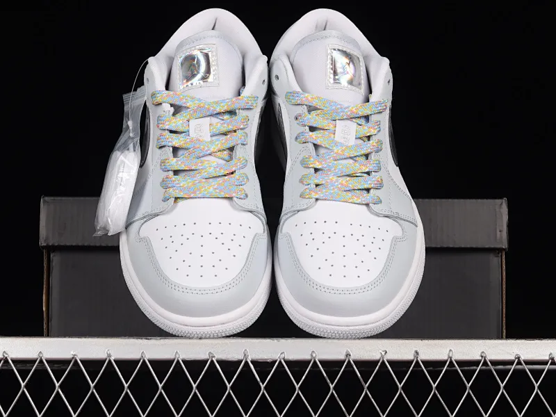 All Categories Air Jordan Jordan Series Basketball Shoes Air Jordan 1 Low Z Edition Air Jordan 1 Low "Gcel" AJ1 Joe 1 Silver Sports Culture Basketball Shoes DX6070-101